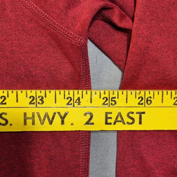 Outdoor Life 1/4 button up collar long sleeve T-shirt men's size XL brick-red - Picture 7 of 8